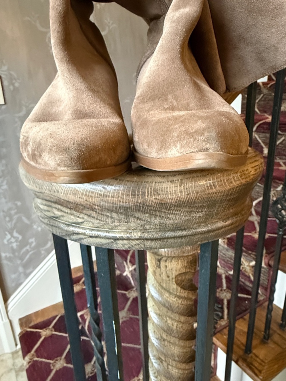 FRANCO SARTA SHARONA ladies, tall suede boots perfect condition size 7, Tan - Picture 8 of 11